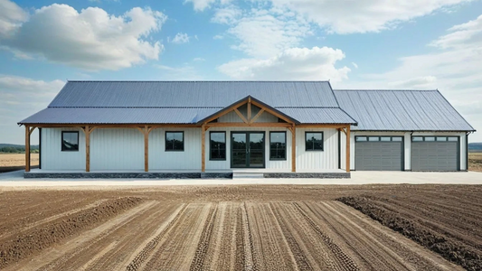 PL-64020 Nussfield Barndominium House Plan