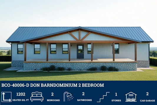 BCO-40006-DÂ Don Barndominium House Plan