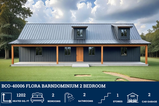 BCO-40006 Flora Barndominium House Plan
