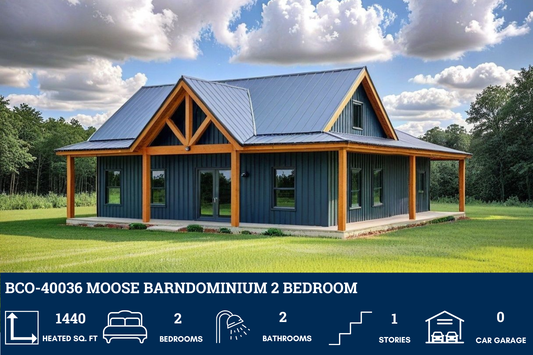 BCO-40036 Moose Barndominium House Plan