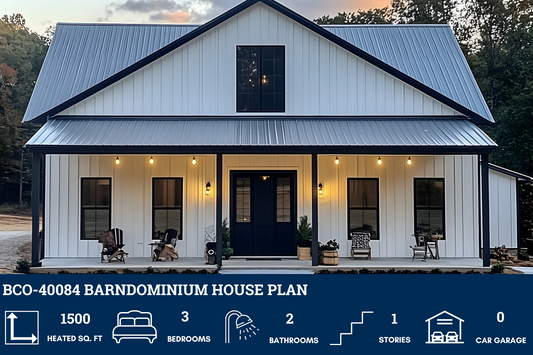 BCO-40084 Barndominium House Plan