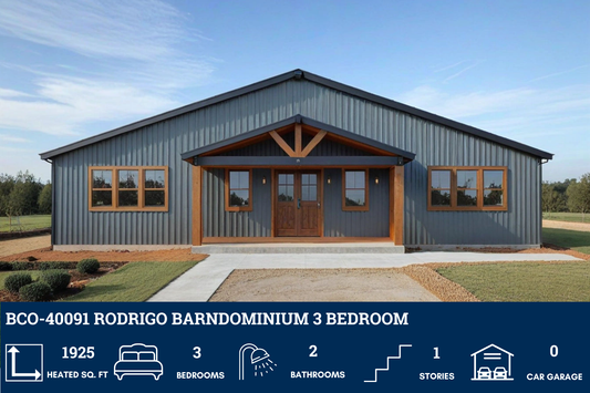 BCO-40091 Rodrigo Barndominium House Plan