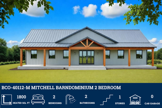 BCO-40112-M Mitchell Barndominium House Plan