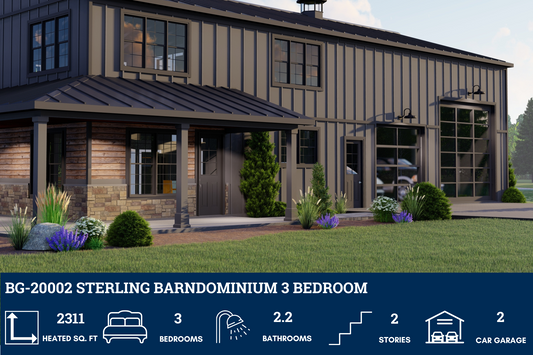 BG-20002 Sterling Barndominium House Plan