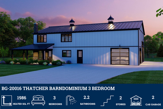 BG-20016 Thatcher Barndominium House Plan