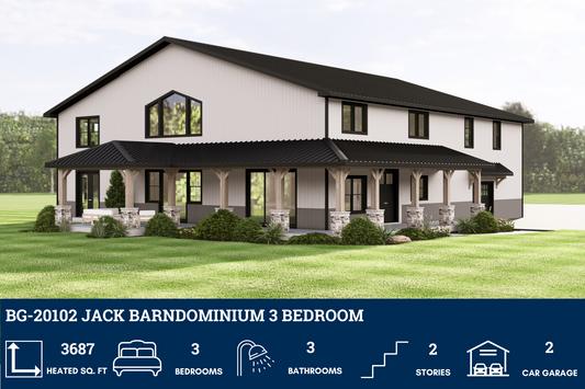 BG-20102 Jack Barndominium House Plan