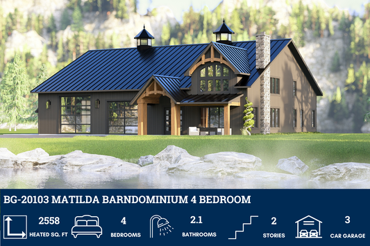 BG-20103 Matilda Barndominium House Plan
