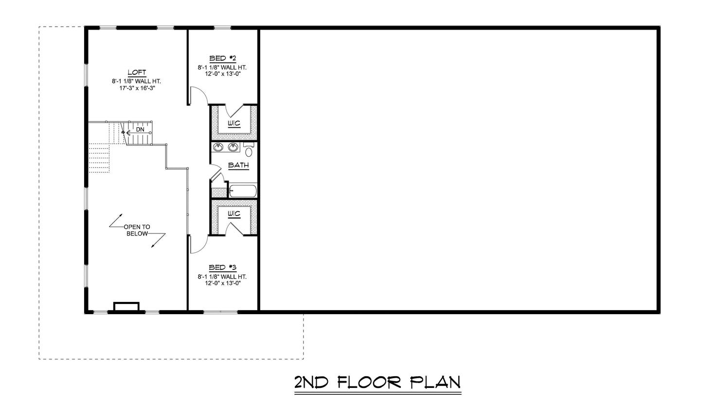 BG-20108 Vance Barndominium House Plan