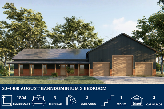 GJ-4400 August Barndominium House Plan