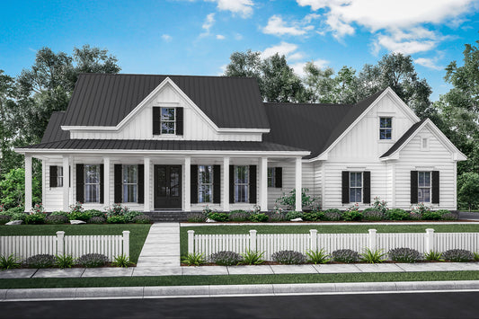 HPZ-26003 Calvin Modern Farmhouse Plan