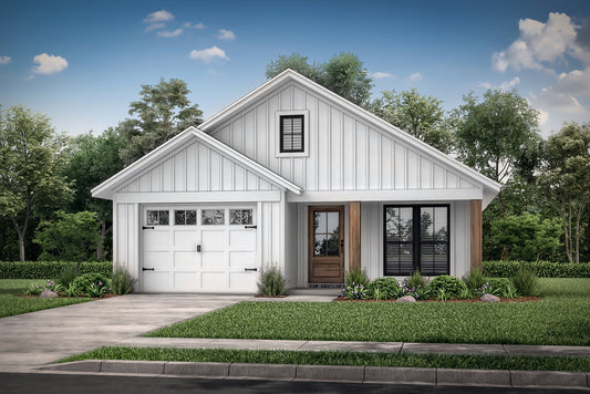 HPZ-26006 Daniel Modern Farmhouse Plan