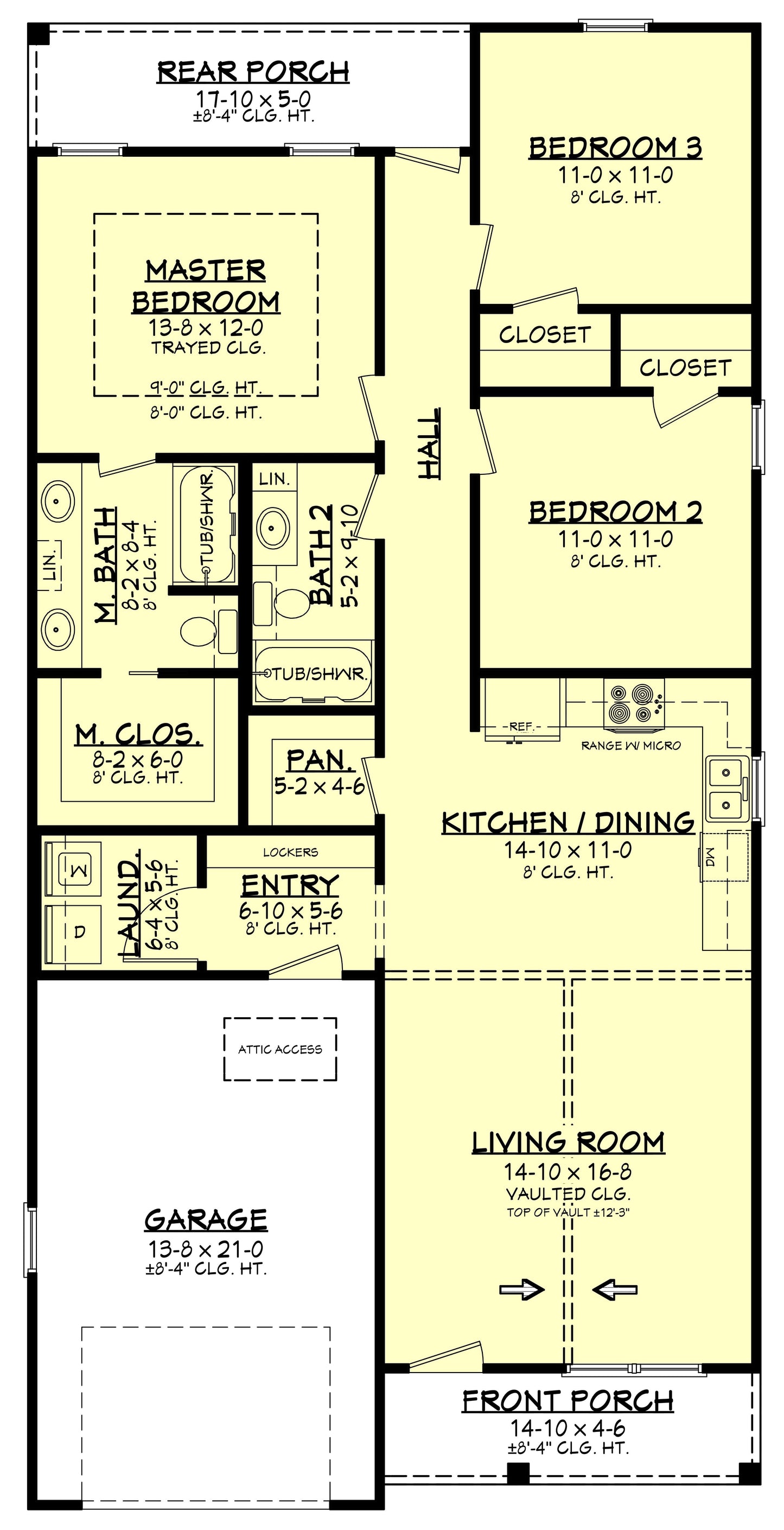 HPZ-26006 Daniel Modern Farmhouse Plan