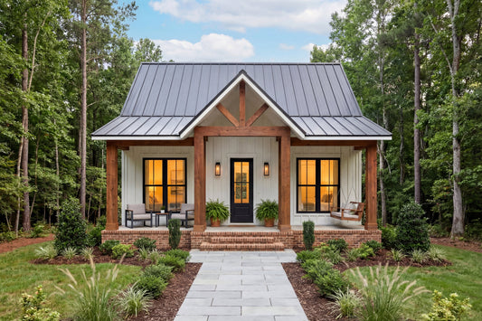 HPZ-26022 Caleb Modern Farmhouse Plan