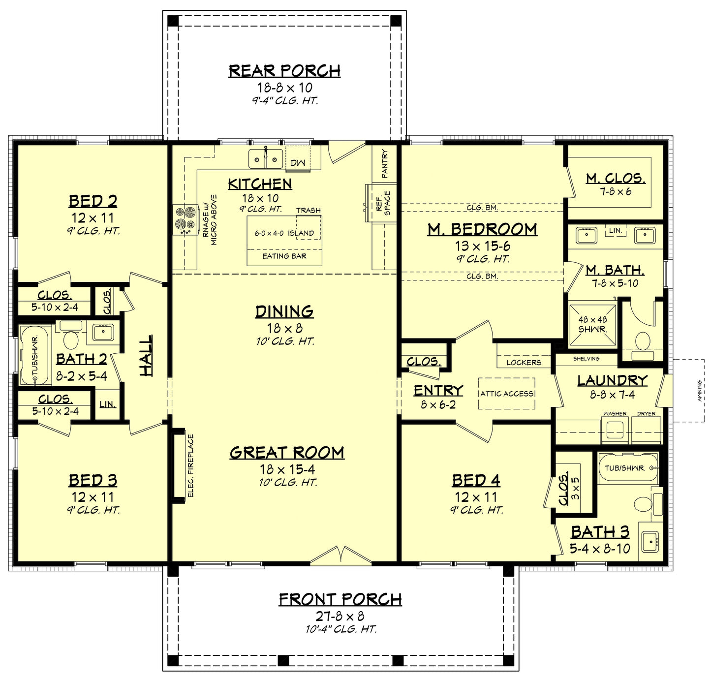 HPZ-26023 Clara Modern Farmhouse Plan