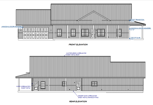 LP-3204 Gunther Barndominium House Plan