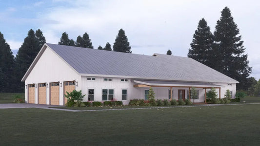 PL-60707-GS Barndominium House Plan