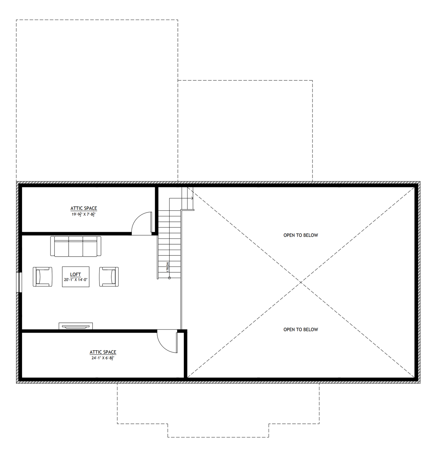 PL-62513-W Wooddale Barndominium House Plan