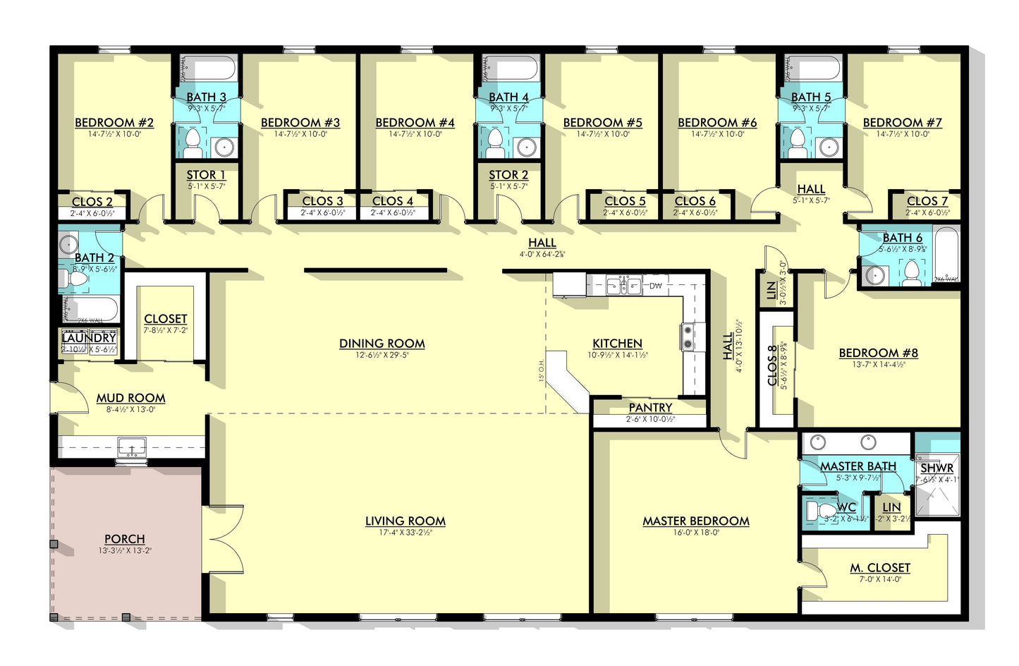 PL-62740 Halligan Barndominium House Plan