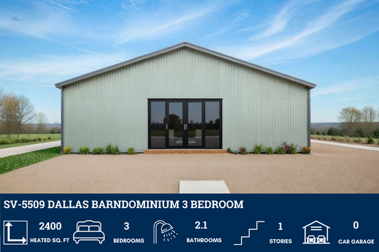 SV-5509 Dallas Barndominium House Plan