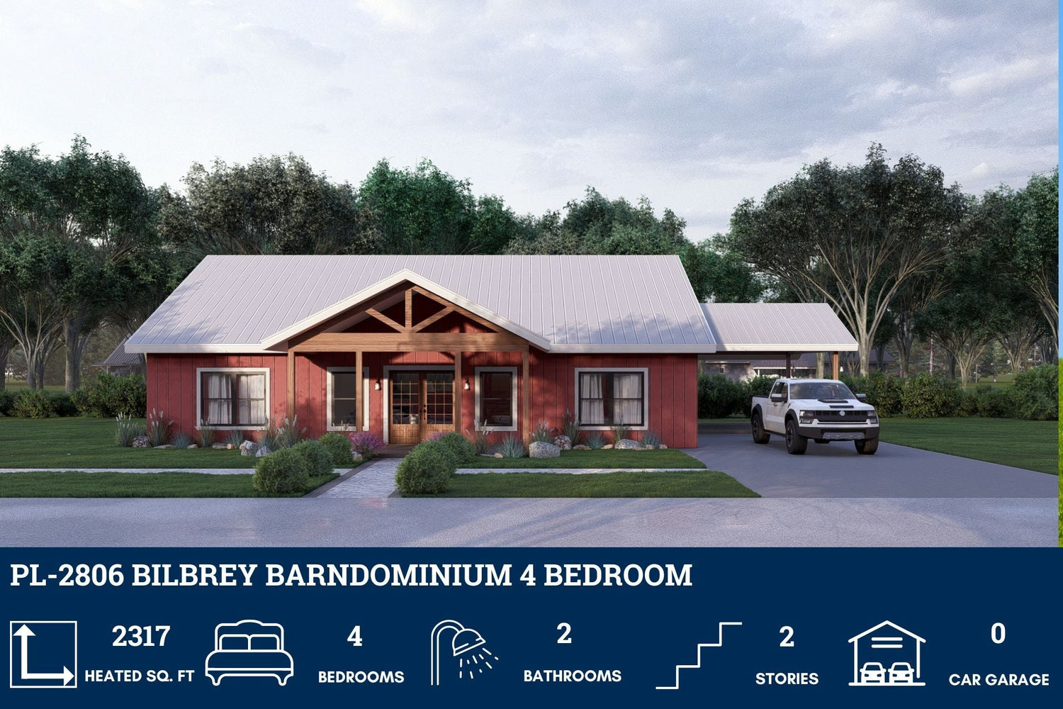 Barndominium House Plans Under 4000 Square Feet