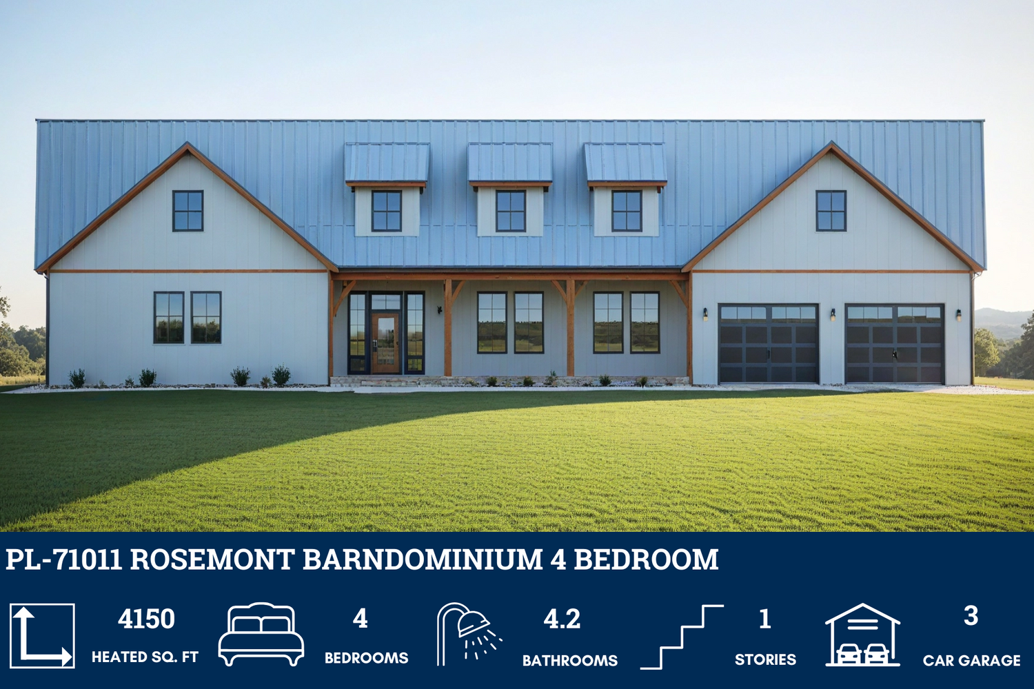 Farmhouse Barndominium House Plans