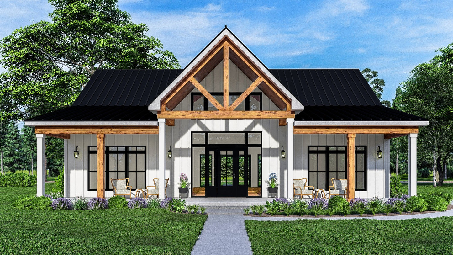 BCO-40001 Daxton Barndominium House Plan