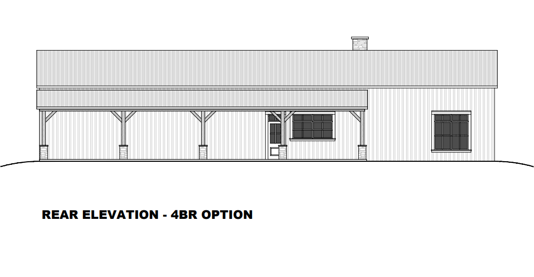 AK-4002 Baron Barndominium House Plan