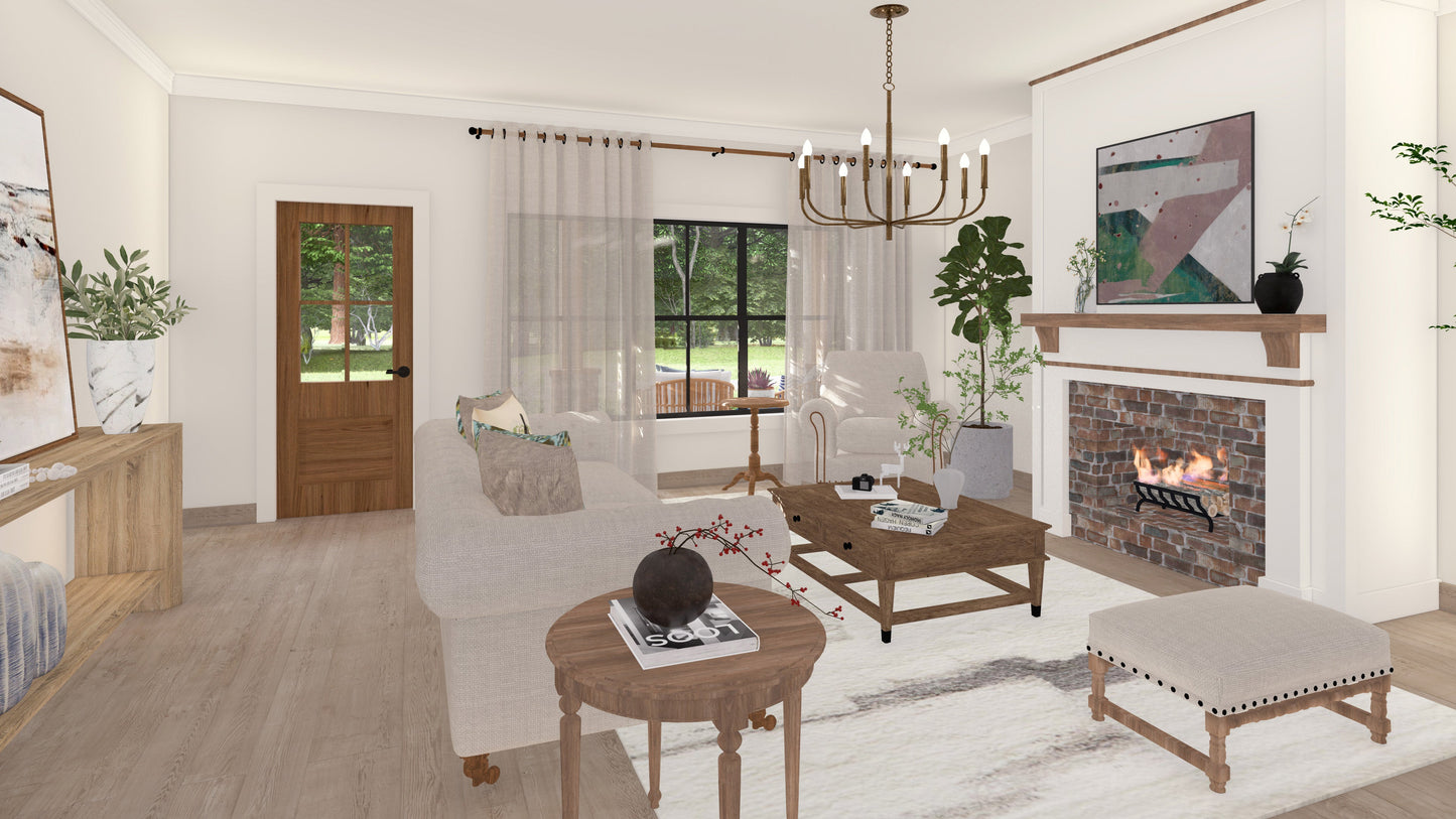 AK-4003 Stonebrook Barndominium House Plan