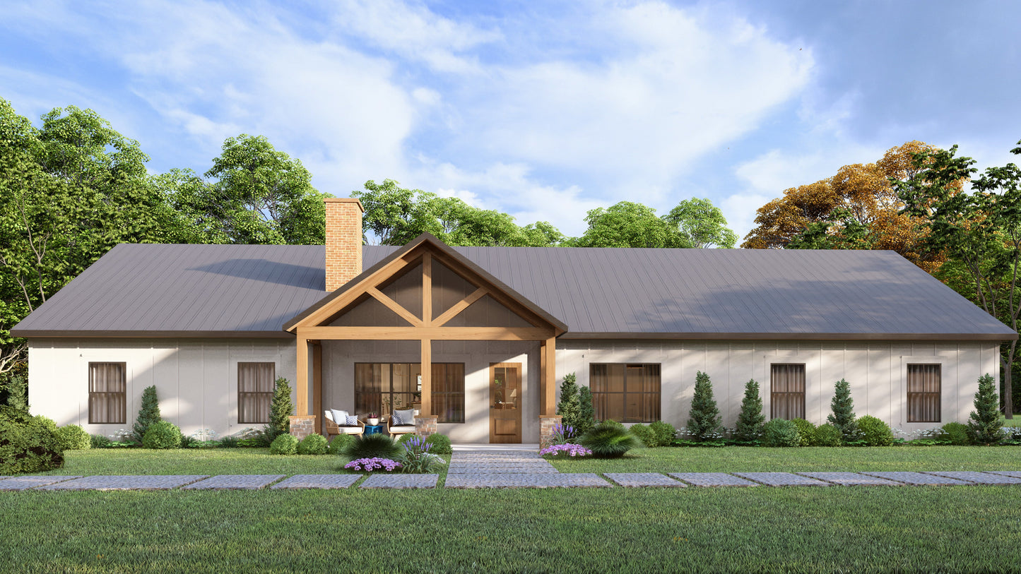 AK-4004 Harrington Barndominium House Plan