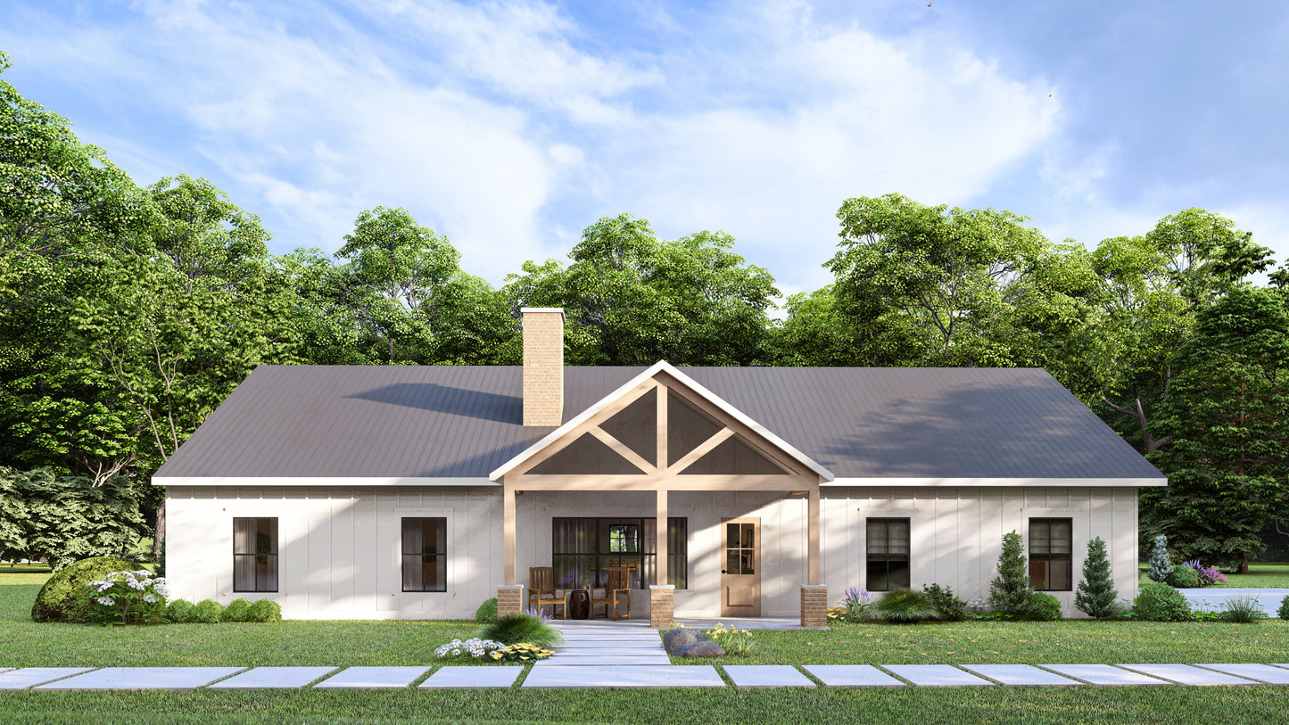 AK-4005 Ashford Barndominium House Plan
