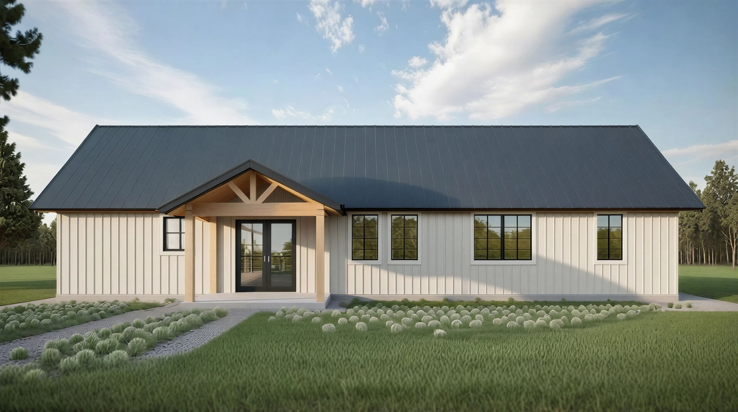 AP-20002-J Jackie Barndominium House Plan