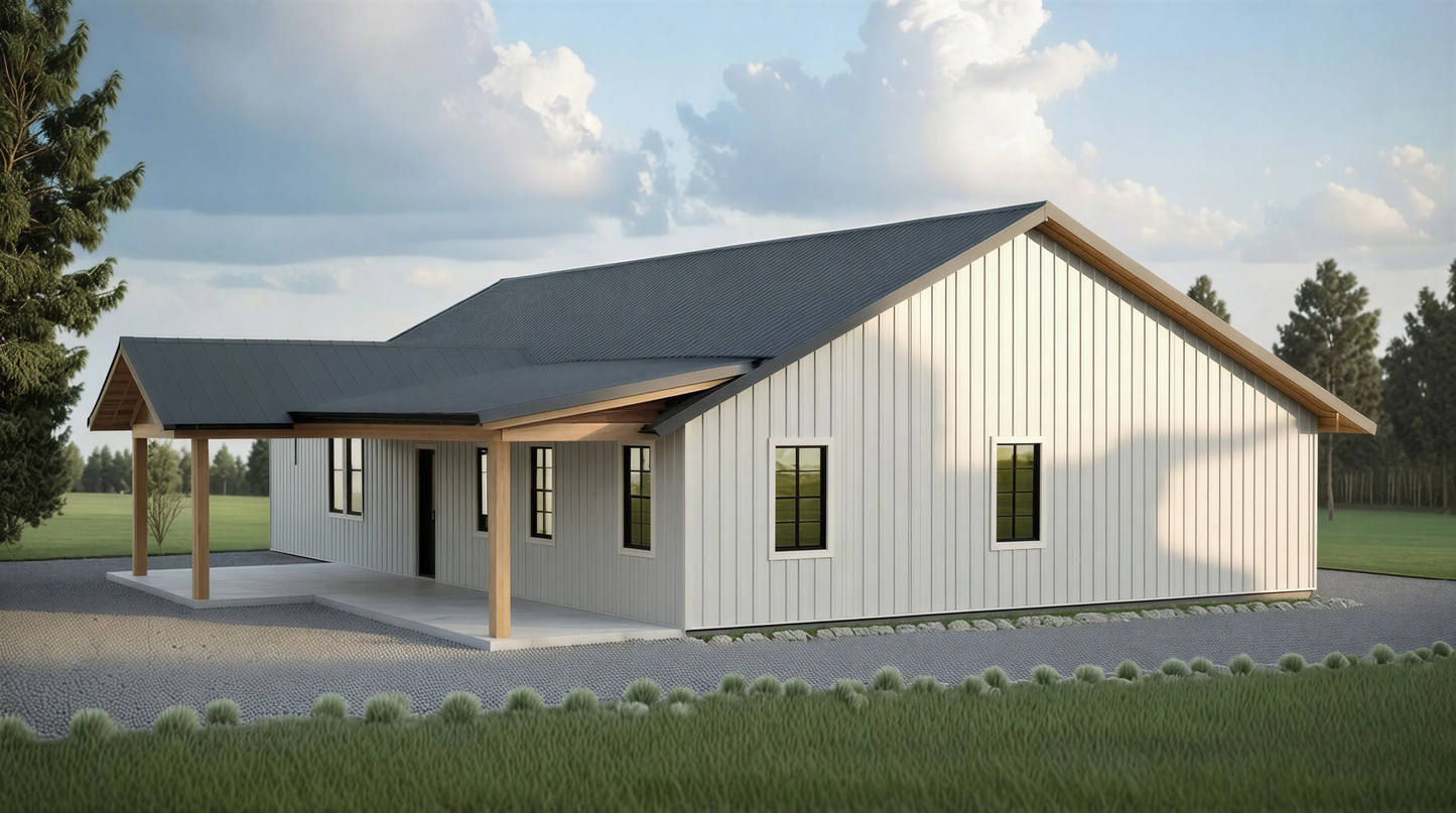 AP-20002-J Jackie Barndominium House Plan