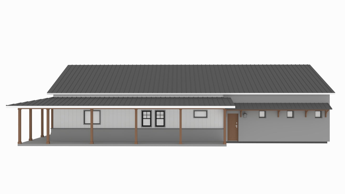 AP-20003 Cody Barndominium House Plan