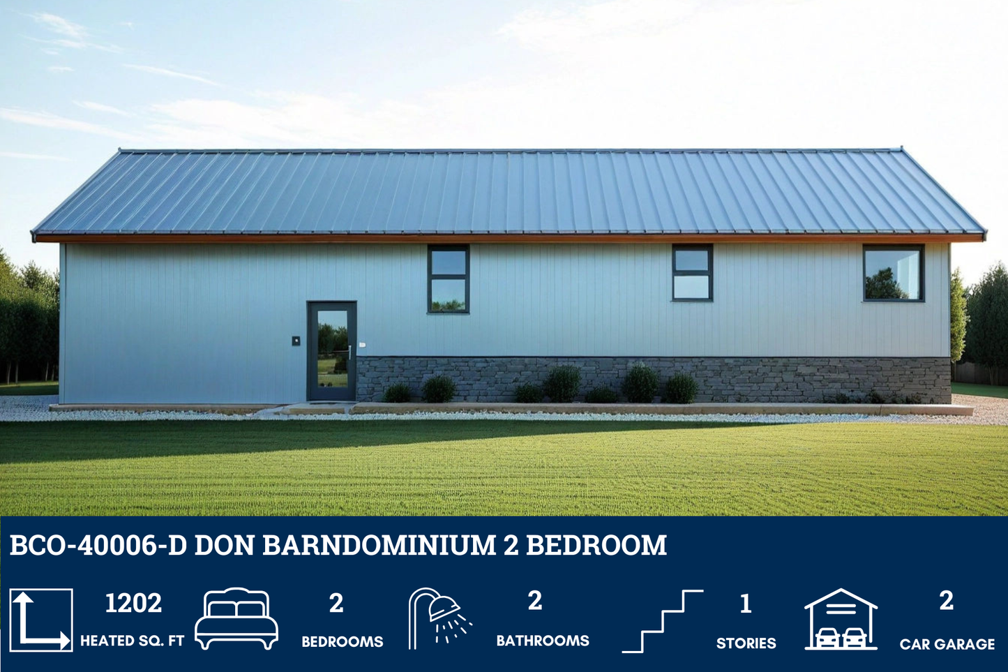 BCO-40006-D Don Barndominium House Plan