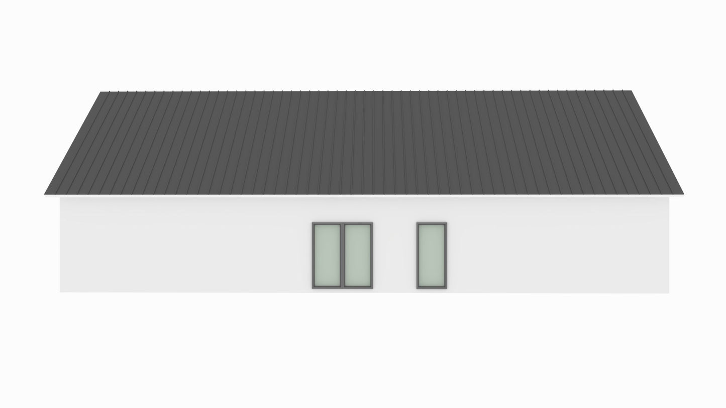BCO-40006-R Rush Barndominium House Plan