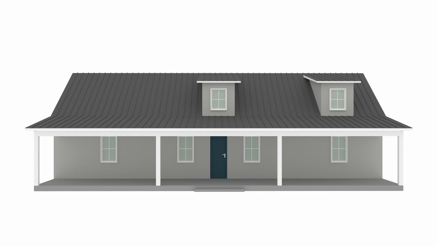BCO-40006 Flora Barndominium House Plan