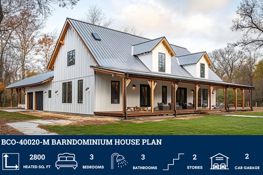 BCO-40020-M Barndominium House Plan