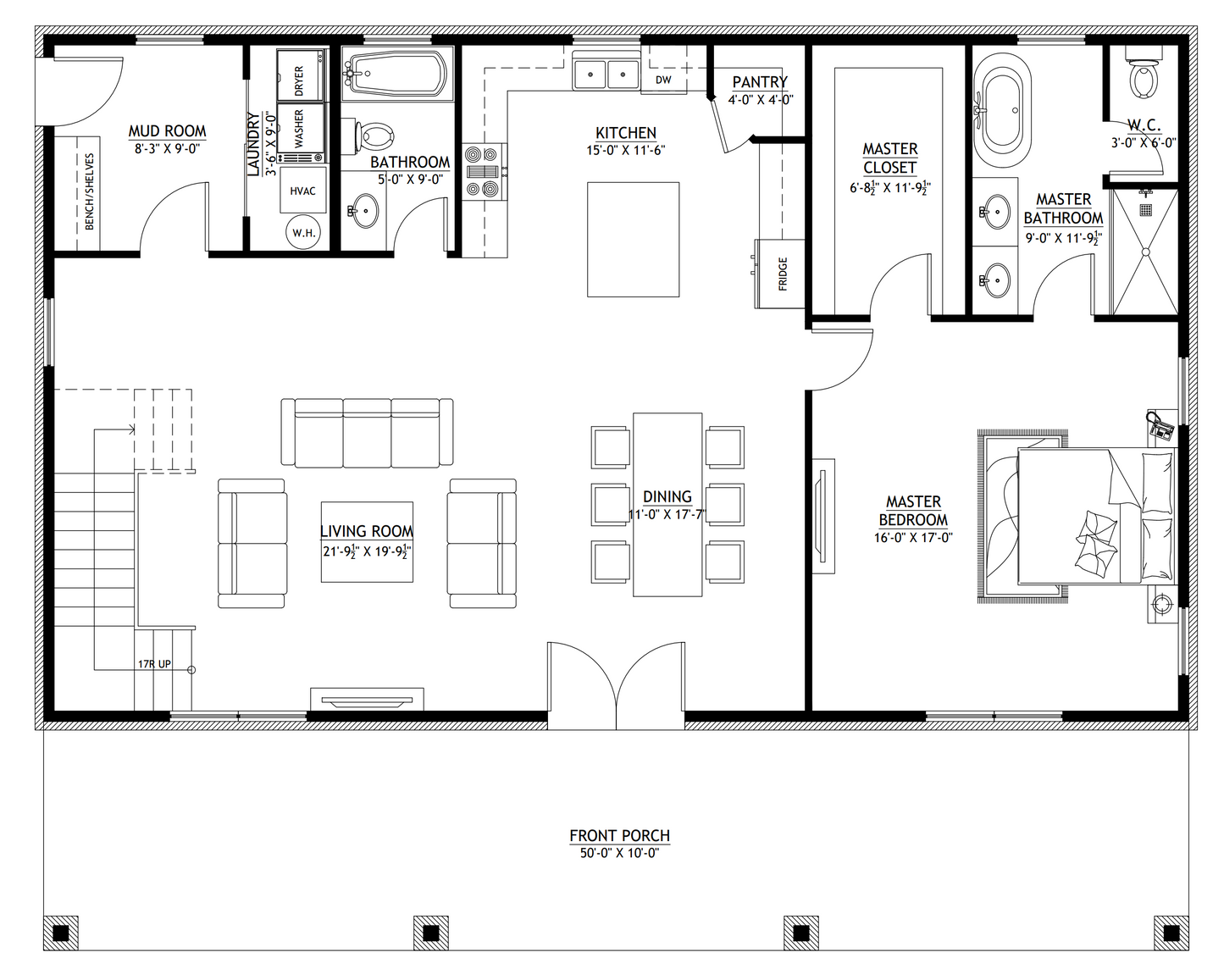 BCO-40034 Cougar Barndominium House Plan