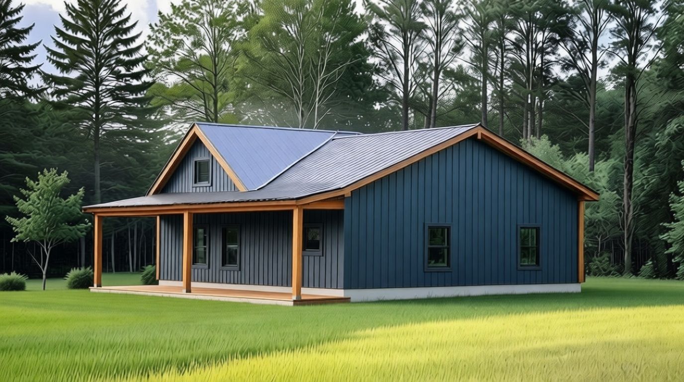 BCO-40036 Moose Barndominium House Plan