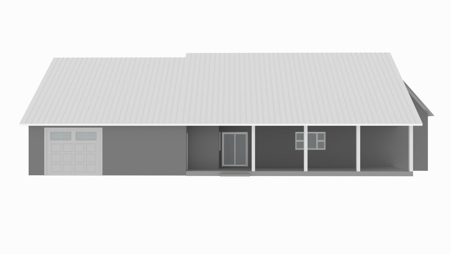 BCO-40037 Katherine Barndominium House Plan