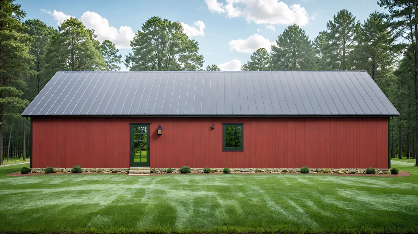 BCO-40042 Detlin Barndominium House Plan
