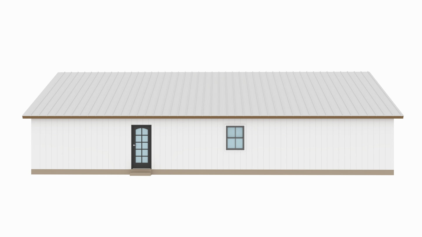 BCO-40042 Detlin Barndominium House Plan
