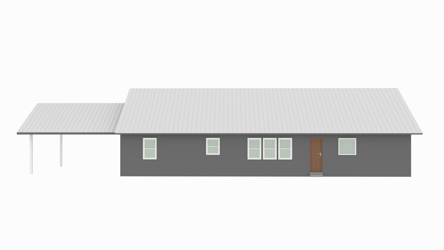BCO-40046-W Wilson Barndominium House Plan