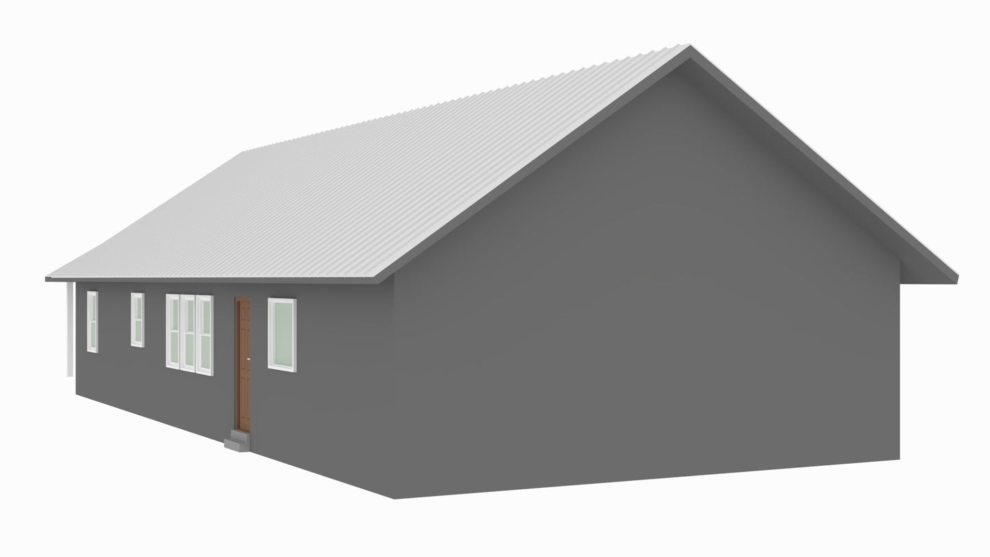BCO-40046-W Wilson Barndominium House Plan