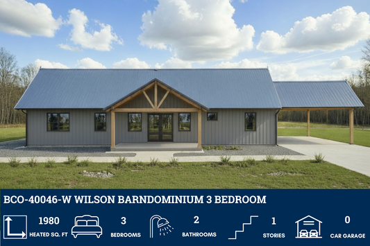 BCO-40046-W Wilson Barndominium House Plan
