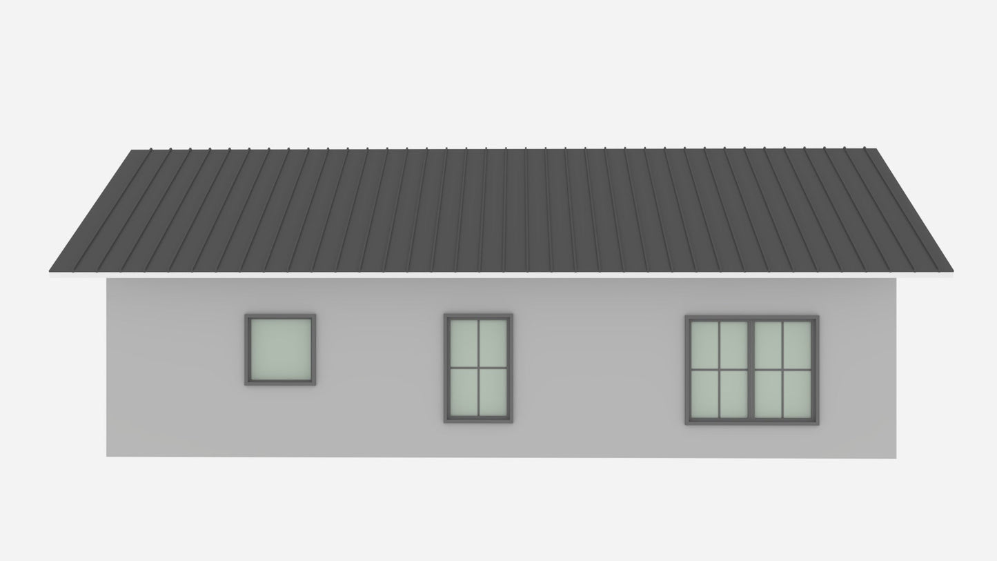 BCO-40050 Kirk Barndominium House Plan