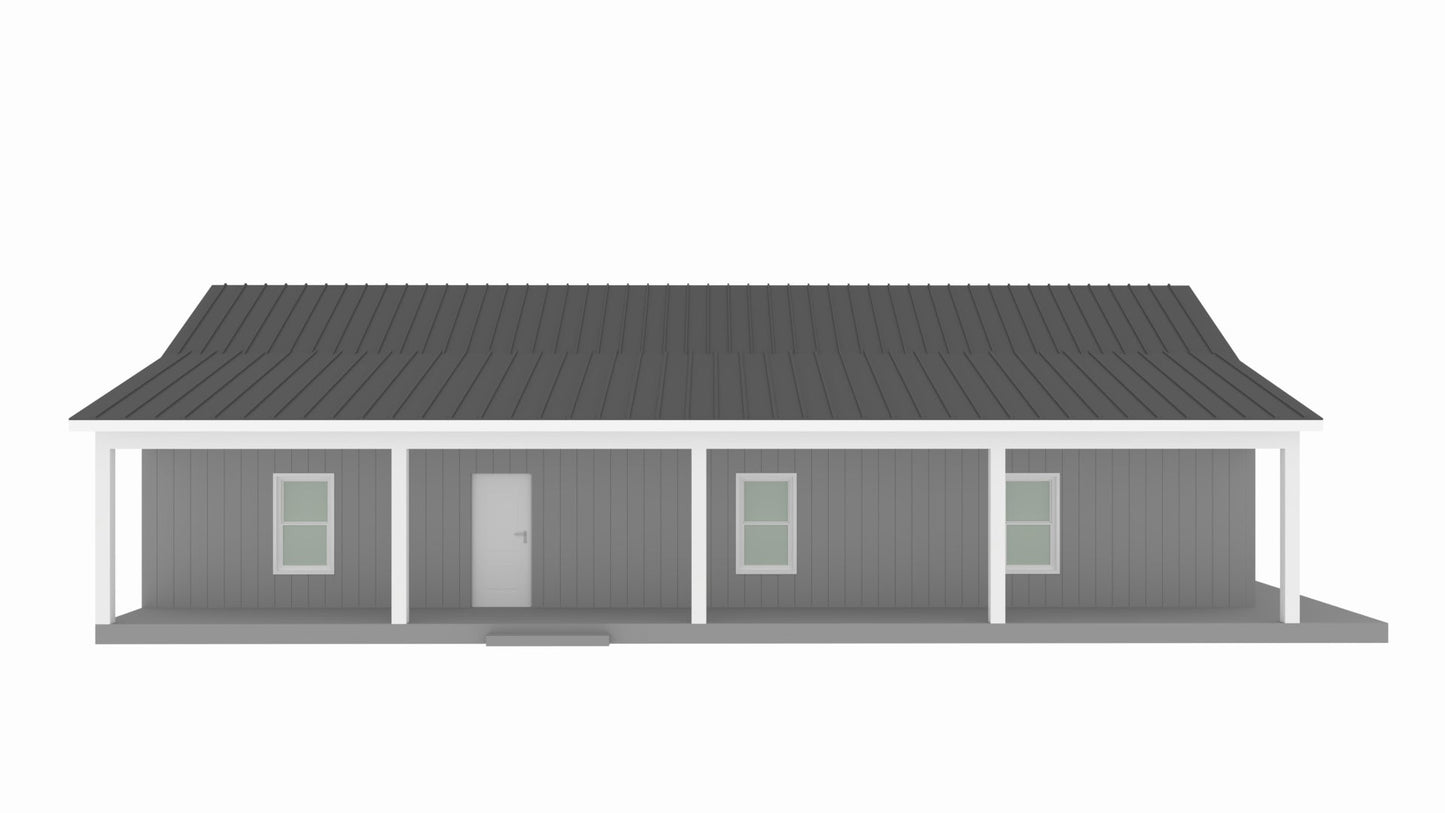 BCO-40051-M Martha Barndominium House Plan