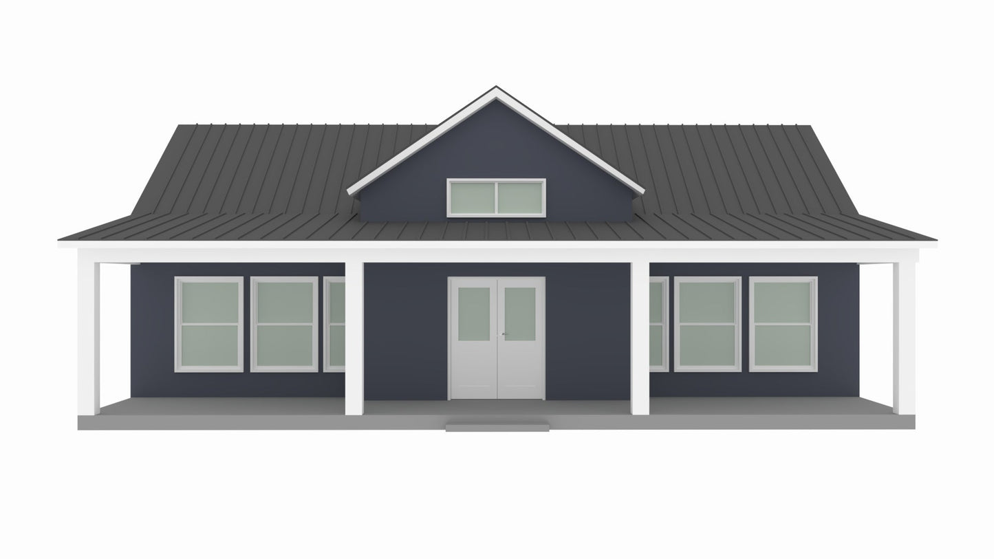 BCO-40055 Cheryl Barndominium House Plan