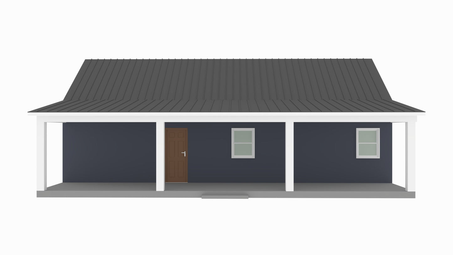 BCO-40055 Cheryl Barndominium House Plan