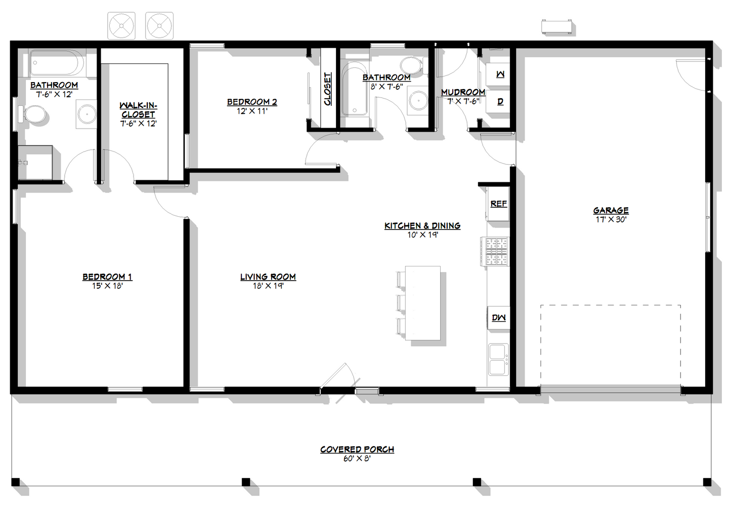 BCO-40061 Elise Barndominium House Plan